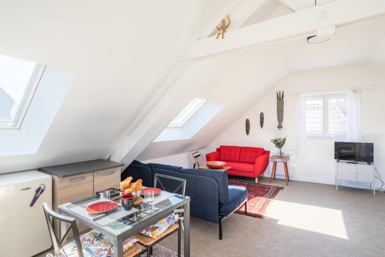 TERANGA - Studio proche CHU avec grande terrasse Rennes Extérieur photo