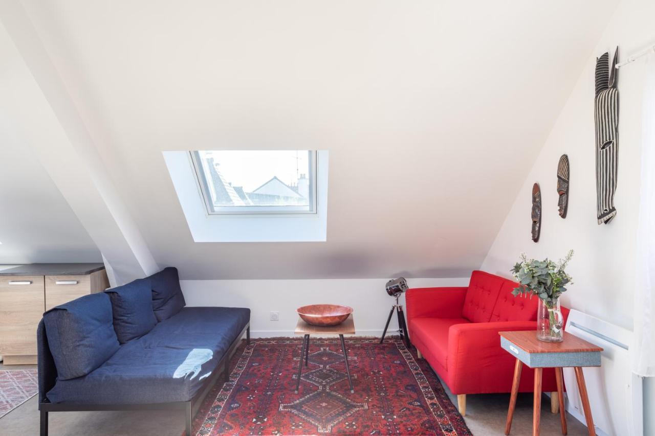 TERANGA - Studio proche CHU avec grande terrasse Rennes Extérieur photo