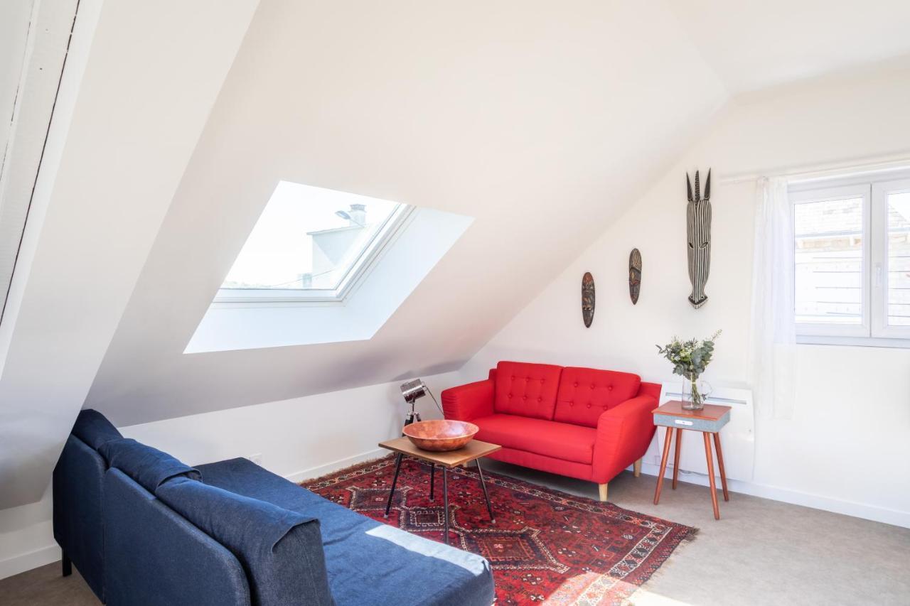 TERANGA - Studio proche CHU avec grande terrasse Rennes Extérieur photo