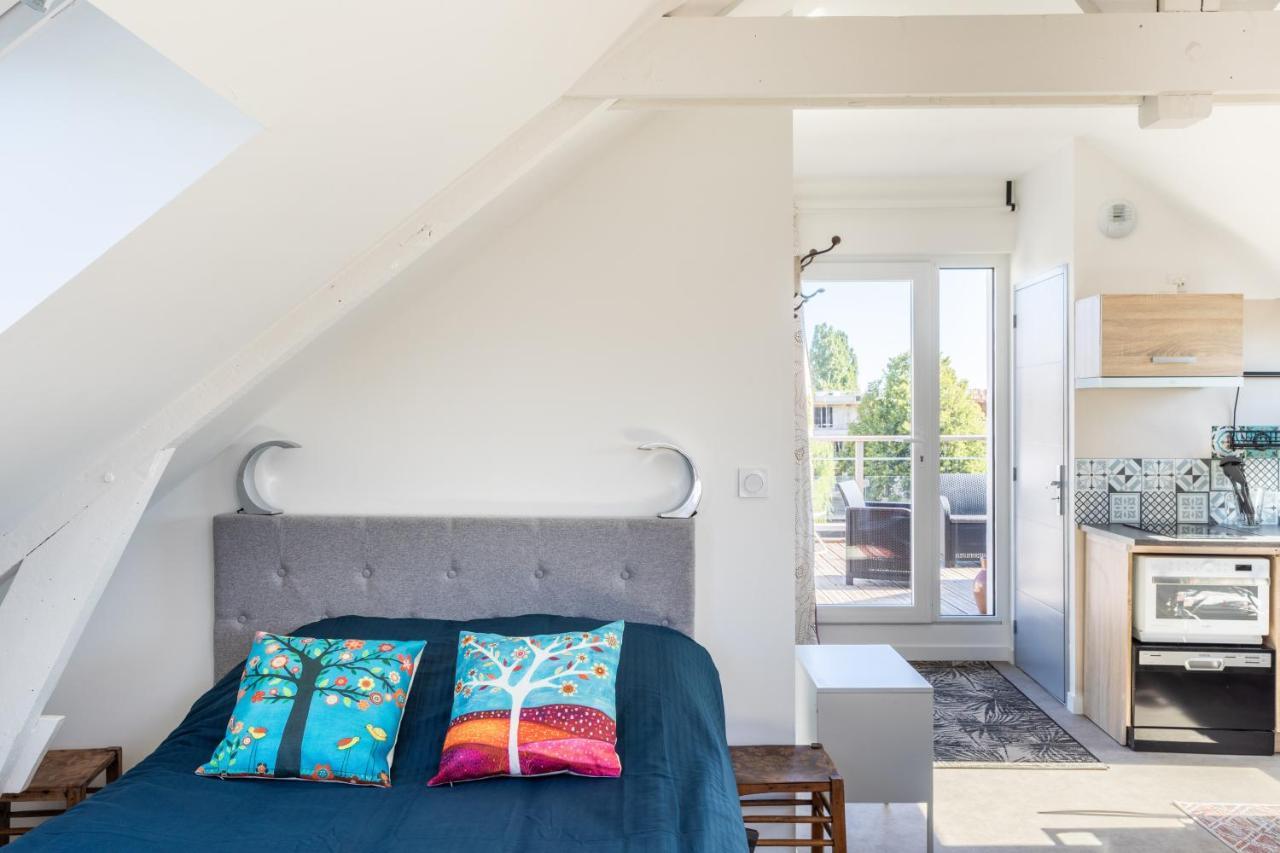TERANGA - Studio proche CHU avec grande terrasse Rennes Extérieur photo